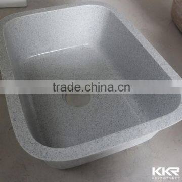 artificial stone kitchen sink single bowl industrial sink