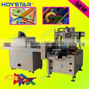 Automatic plastic ruler screen printing machine with dryer system GW-RUL-A