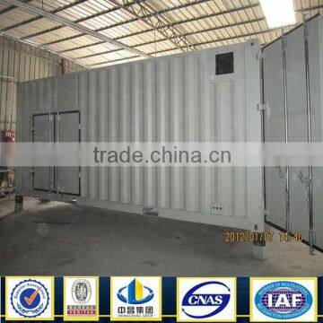 Steel frame shipping containers