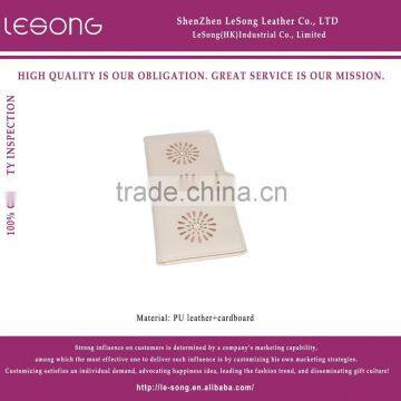 Customized Design Embroideried Leather Bussiness Card Holder Wallet