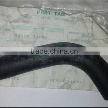 Excavator HINO engine spare part water hose VH900234572A/VHSZ92034298 for SK200-8