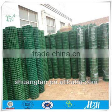 Easy install 1/2'' wire welded mesh, Holland welded mesh fence, pvc coated mesh fencing