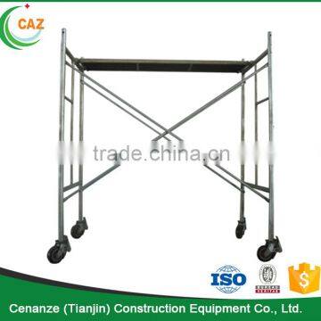 Galvanized scaffolding frames