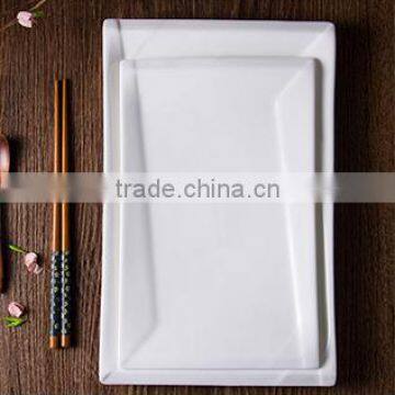 Cheap porcelain white Rectangular plate and dish for home and restaurant