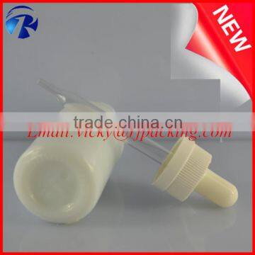 50ml Ceramic White Porcelain Dropper Bottle With Silver Dropper for Oil photo-2