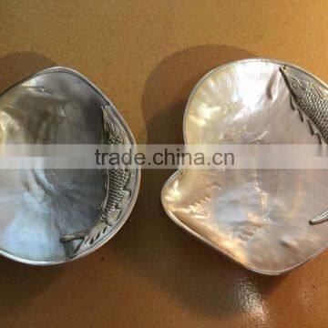 Silver shell / MOP plate