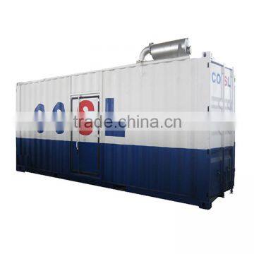 Silent type Original container proof 1200KW diesel generator set powered by MTU