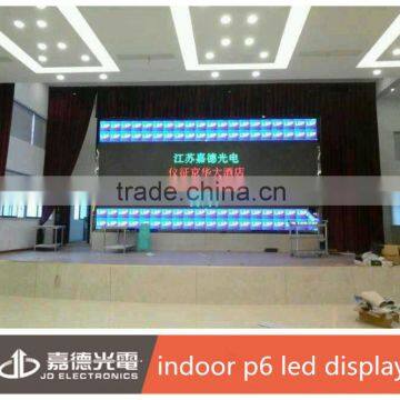 beautiful video p6 indoor full color led display xxx video xx pane