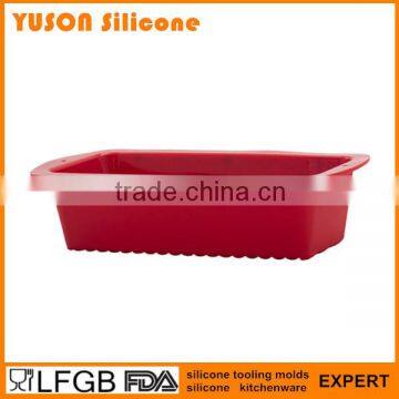 wholesale non-stick tastless flexible silicone bakeware