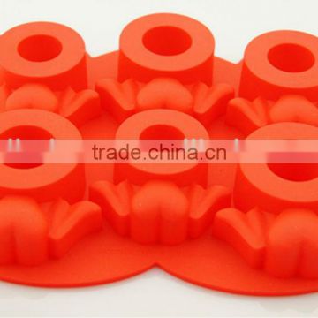 custom shaped silicone ice pop mould