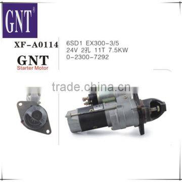 0-2300-7292 excavator EX300-3 EX300-5 6SD1 starter motor