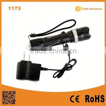 1174 New Multi Function Zoomable police torch led emergency torch linterna led                        
                                                Quality Choice