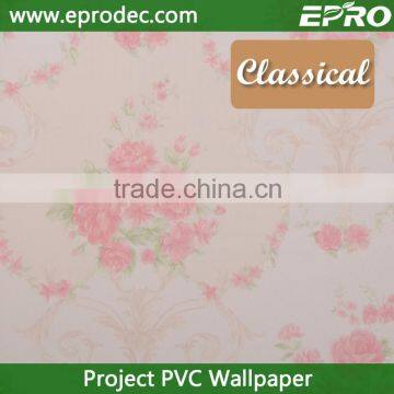 latest household vinyl project wall paper for rental housing