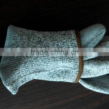 100% HPPE Gloves PU Coated Gloves /Cut Level 5/Cut Resistant Glove photo-6
