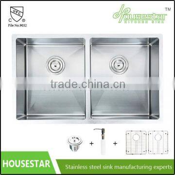 Undermount Handmade Single Bowl Stainless Steel Kitchen Sink Made in China photo-4