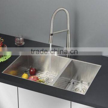 New Premium Undermount Stainless Steel 32" Kitchen Sink Double Bowl