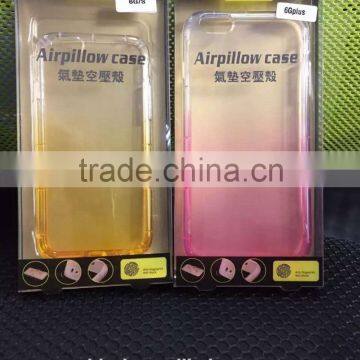 Newest Gradient Color Shockproof Air Cushion Soft TPU Case Clear Back Cover Protective Shell For iPhone 6 6Plus