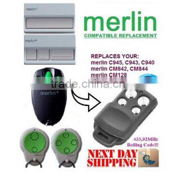 MERLIN remote cm842,MERLIN garage door remote comtrol replacement