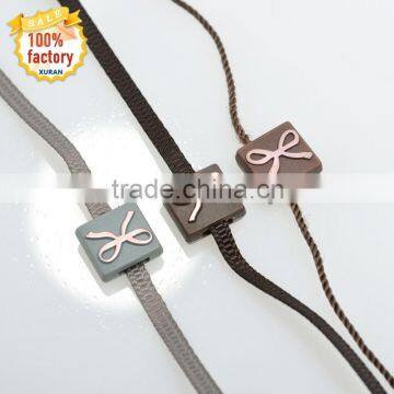 HOT sales satin ribbon seal hang tag plastic seal tag