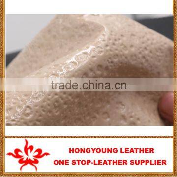 Shing Surface SEMI-PU Material With Small Dots Carven for Woman Shoes( Cuero Sintetico Para Calzado) photo-2