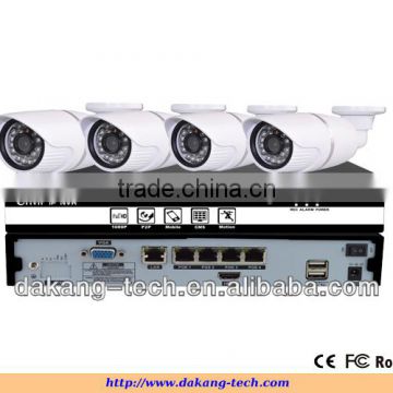 Economical 4ch POE nvr kit,IP Camera and P2P NVR, H.264 POE NVR Kit,960P/720P camera dvr kit POE NVR Kit