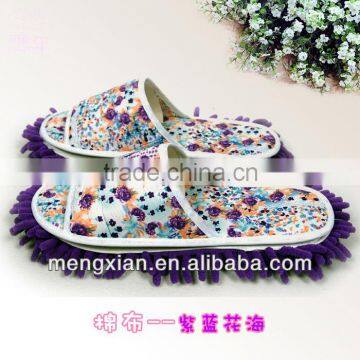 2014 new design Microfiber chenille dusting slippers