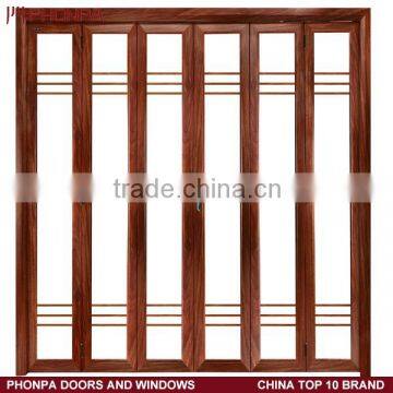 Foshan Phonpa brand hot sale folding door/sliding folding door/aluminum door manufacturer