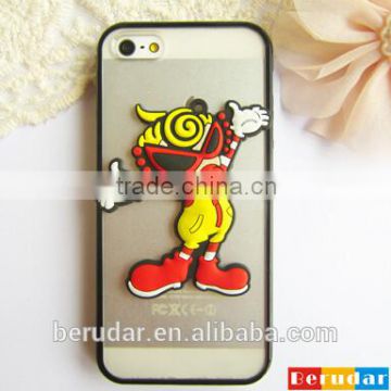 2 in 1 custom design pc and silicon phone case for iphone 5C