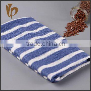 new designer classical style knitted pure linen / 100% linen fabric wholesale for shirt