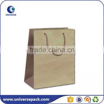 Custom logo printed craft paper bag