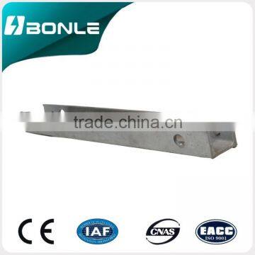 Perforated electrical hot rolled channel steel for machine use