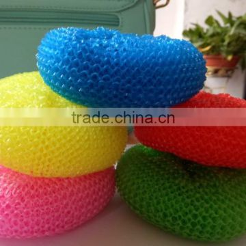 2016 stainless steel pot scourer/scrubber/plastic scourer factory direct sales