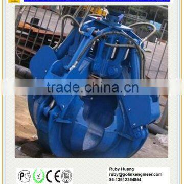 china professional hydraulic rotator mechinal grapple