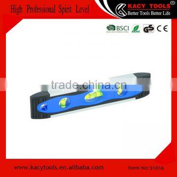 9" Magnetic torpedo level ,tubular spirit level bubble