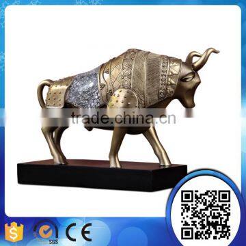 wholesale office decoration animal sculpture craft resin bull statue,resin bull figurine,bull sculpture