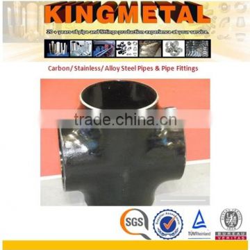 carbon steel 4-way cross pipe fitting