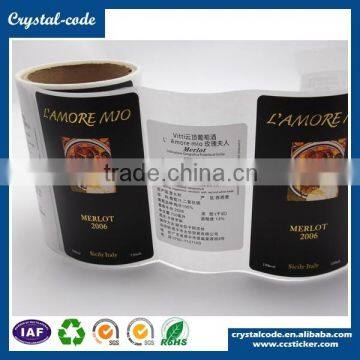 Print Paper Manufacturers Adhesive Wine Label Paper Plastic Wine Bottle Label photo-4