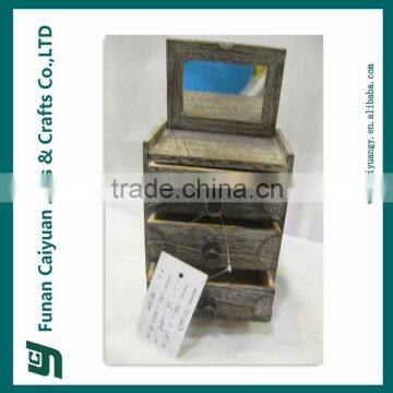 2014 New Design Customized With Drawer and Mirror Wooden Jewelry Box photo-3