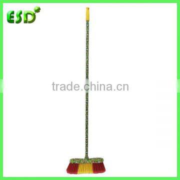 PP Household Plastic Broom With Long Metal Handle