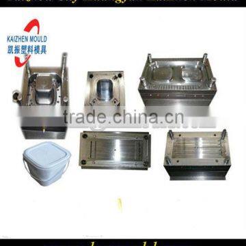 Plastic injection square paint pot tooling