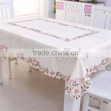 New design elegant Handmade embroidery cheap table cover