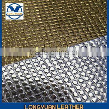 Embossed Vinyl Fabric Synthetic Leather for Shoe