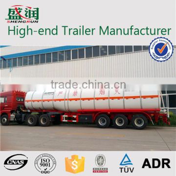 China Trailer Factory Tri-axle Semi Trailer, Aluminum Tanker ,Fuel Tanker Semi Trailer Sale