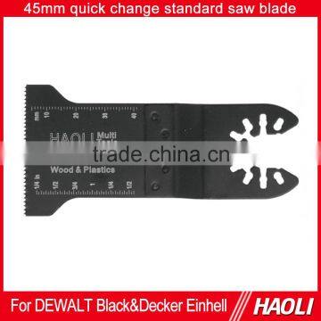 45mm(1-3/4") HCS Standard Oscillating Tool Saw Blade for Cutting Plastics , at Good Price, With Good Quality