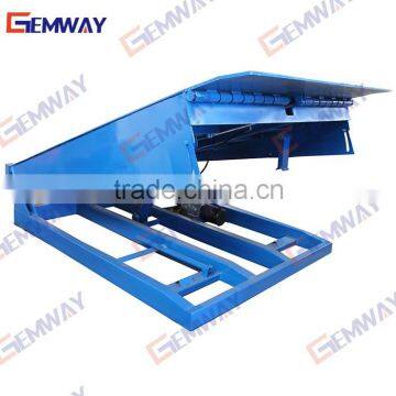 6ton warehouse fixed hydraulic container unloading ramp for sale