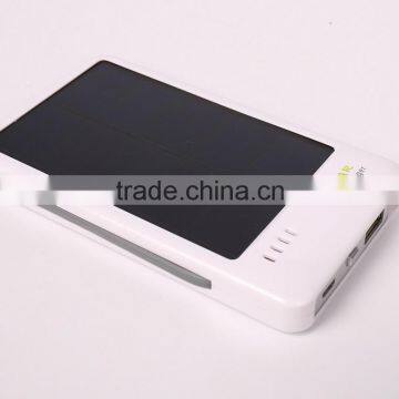 2016 china gold supplier wholesale portable solar power 4000mah