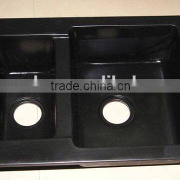 High Quality Black Acrylic Solid Surface Kitchen Sink,acrylic Stone Wash Basin,kitchen Cabinets Design photo-5