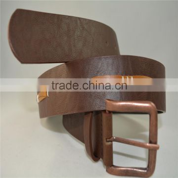 cheap price PU leather rose gold pin alloy buckle belt for garment