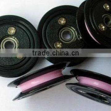 Plastic flanged Ceramic Roller ceramic pulley guide