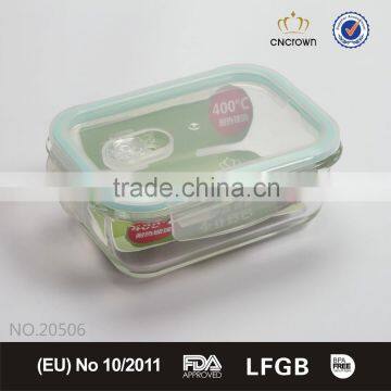 leakproof borosilicate glass lunch box with air hole from Xiamen